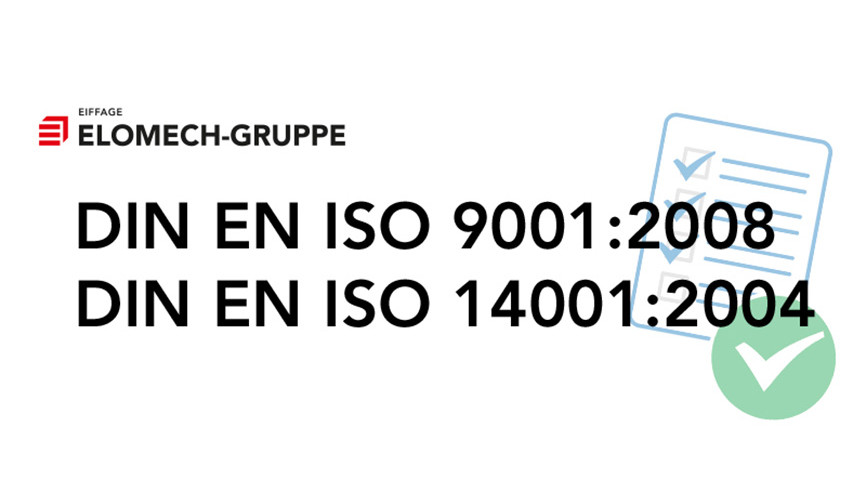 ELOMECH-Gruppe ISO Zertifizierung